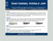 Tablet Screenshot of dhjaingroup.com